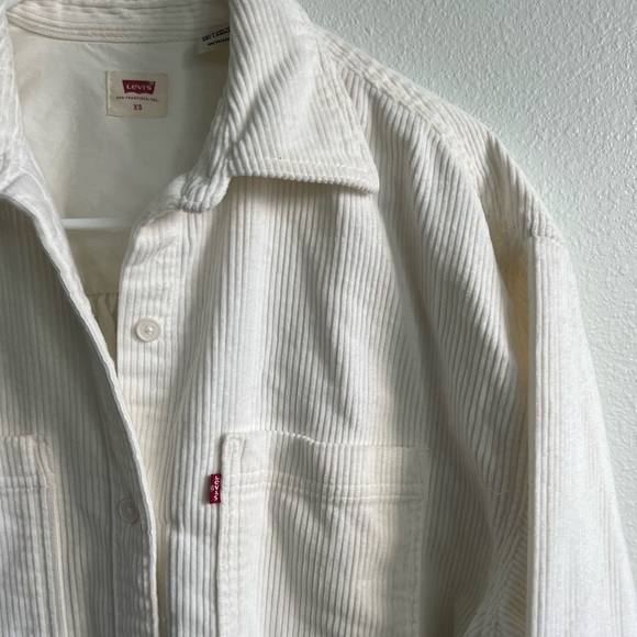 Levi's Jackets & Coats White Corduroy Levis Jacket Poshmark